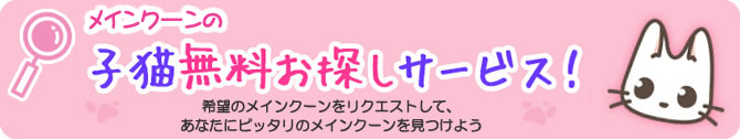 お探しサービス